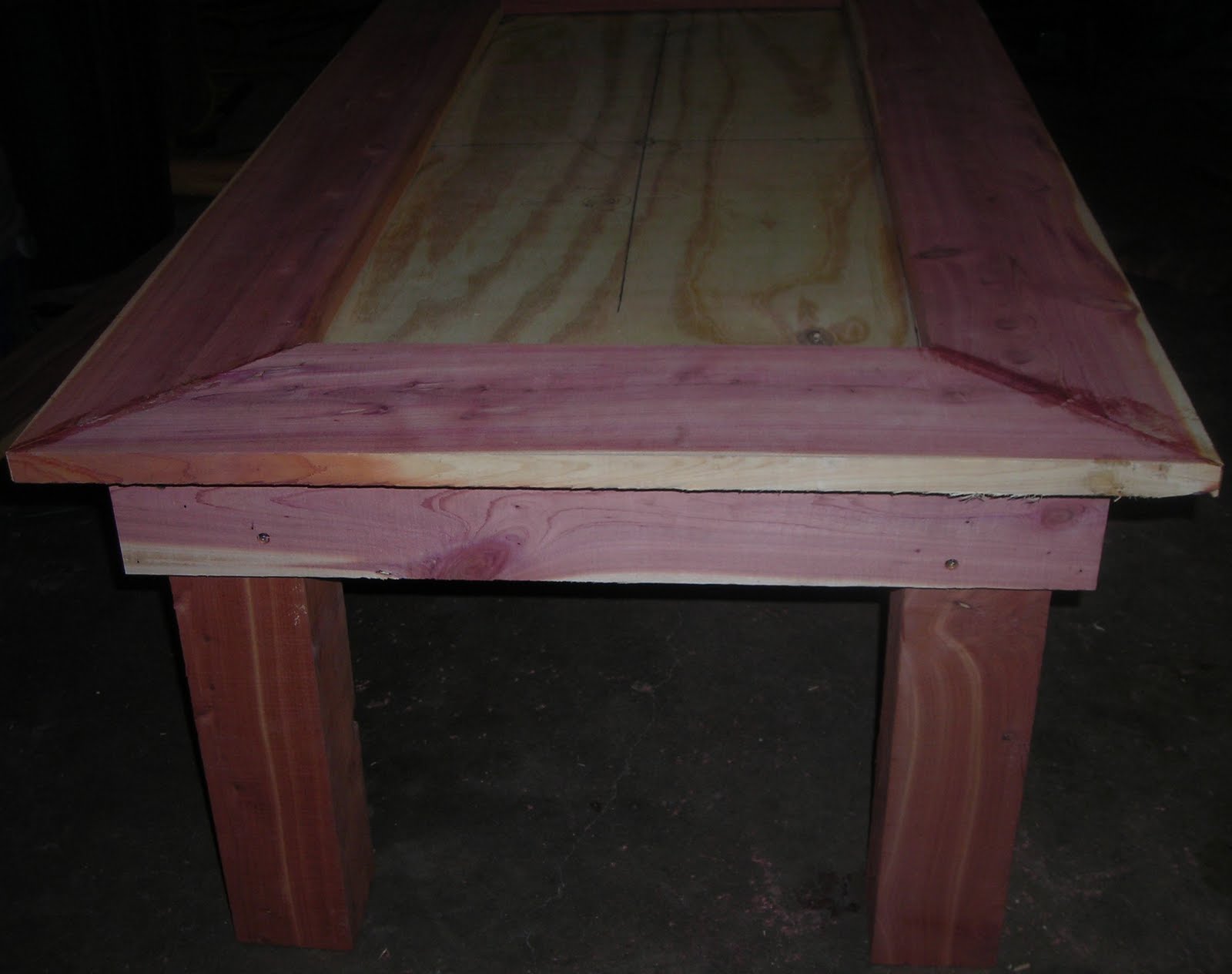 cedar coffee table plans